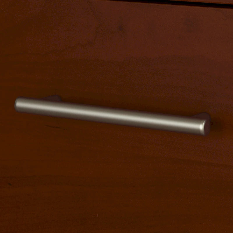 Scrivania a L da 72" con credenza superiore e contenitore