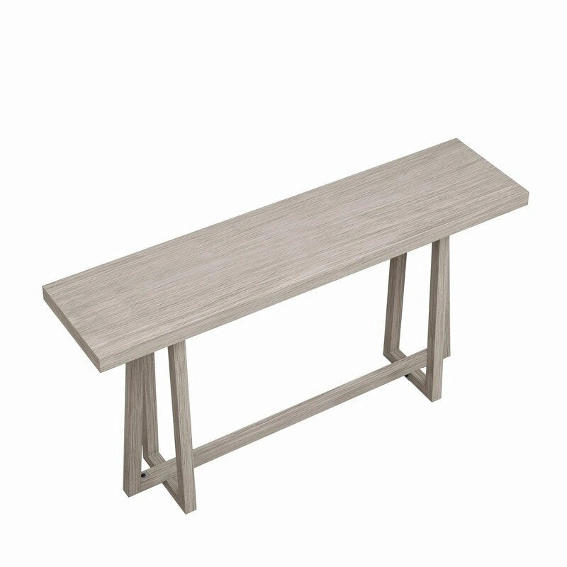 Elegante consolle da 60, tavolo d'ingresso rettangolare per esterni con struttura robusta per l'uso in corridoio