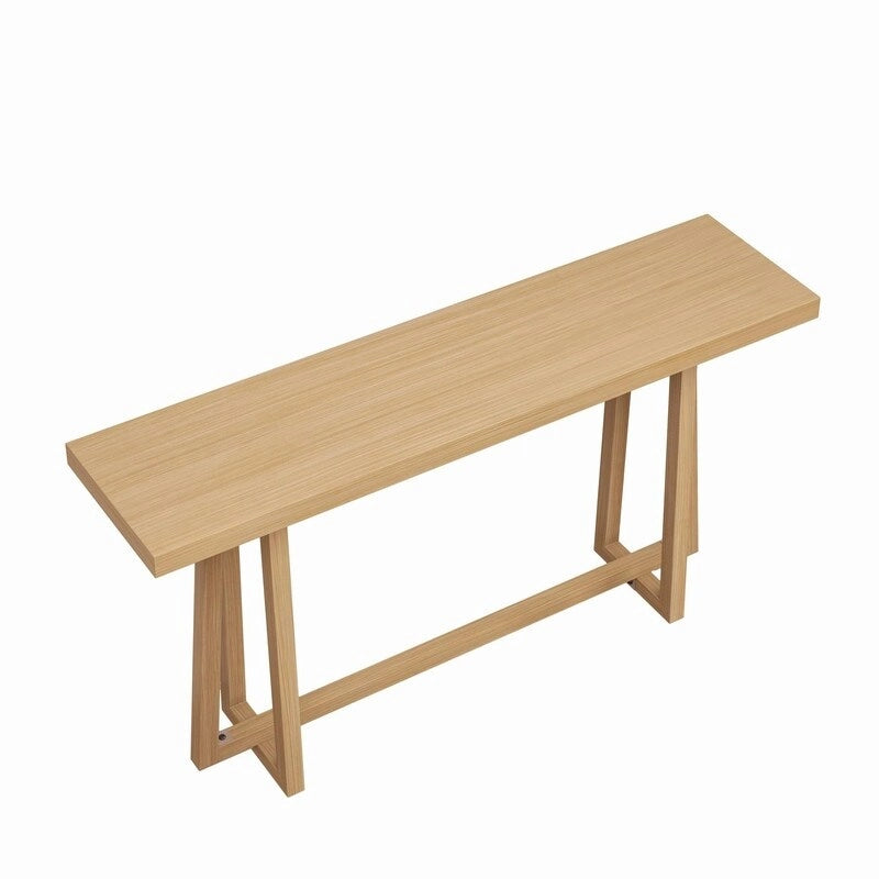 Elegante consolle da 60, tavolo d'ingresso rettangolare per esterni con struttura robusta per l'uso in corridoio