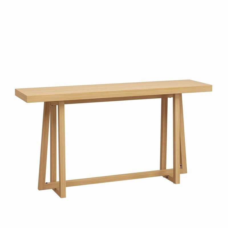 Elegante consolle da 60, tavolo d'ingresso rettangolare per esterni con struttura robusta per l'uso in corridoio