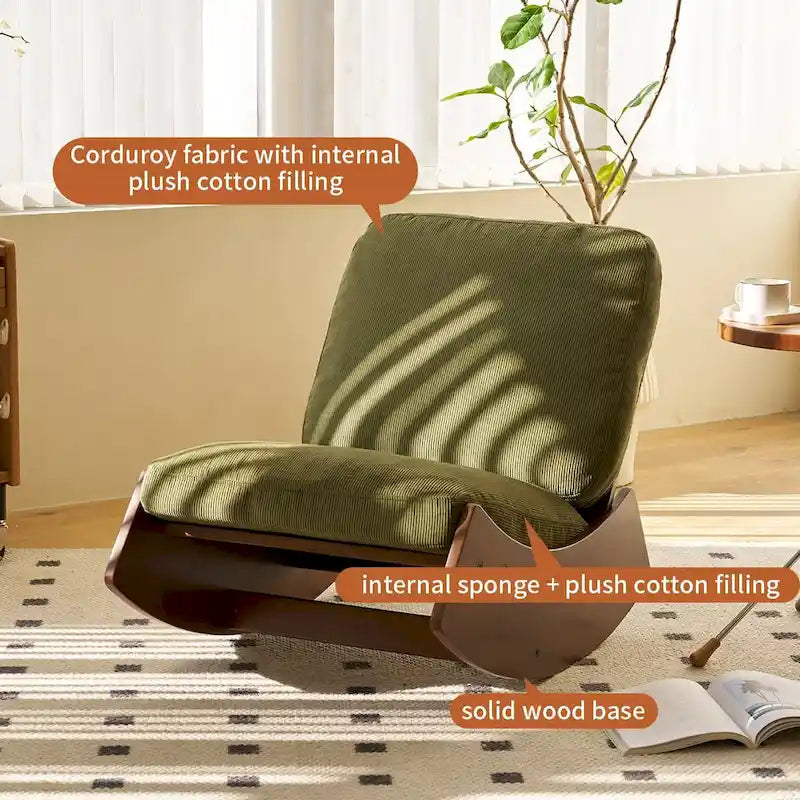 Comoda sedia a dondolo Glider - 24,20 x 35,40 x 28,30