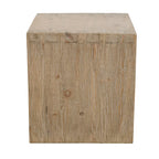 Tavolino a cascata con ripiano, effetto invecchiato naturale 22x22x24A