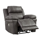 Recliner elettrica contemporanea con poggiatesta regolabile Midnight