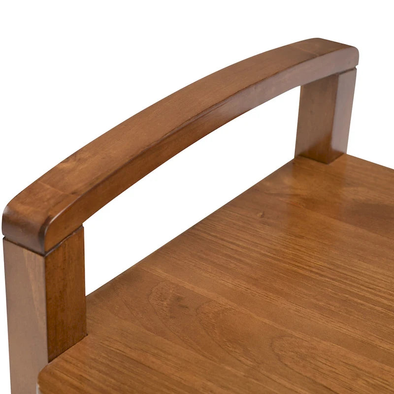 Panca contenitore per ingresso in legno massello, larga 112 cm - Larga 112 cm
