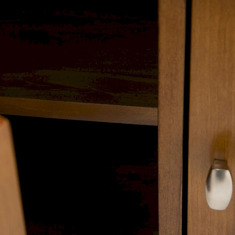 Panca contenitore per ingresso in legno massello, larga 112 cm - Larga 112 cm