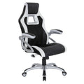 Sedia da gaming stile racing in similpelle e rete