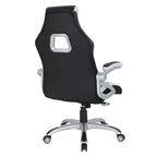 Sedia da gaming stile racing in similpelle e rete