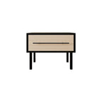Comodino in legno con 1 cassetto in stile Transizionale
