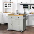 Carrello da Cucina Moderno con Rotelle e Portaspezie