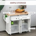 Carrello da Cucina Moderno con Rotelle e Portaspezie