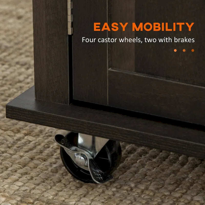 Carrello da Cucina Moderno con Rotelle e Portaspezie