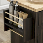 Carrello da Cucina Moderno con Rotelle e Portaspezie