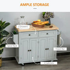 Carrello da Cucina Moderno con Rotelle e Portaspezie