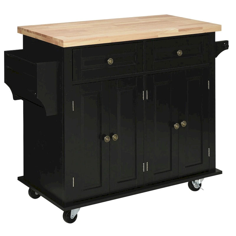 Carrello da Cucina Moderno con Rotelle e Portaspezie