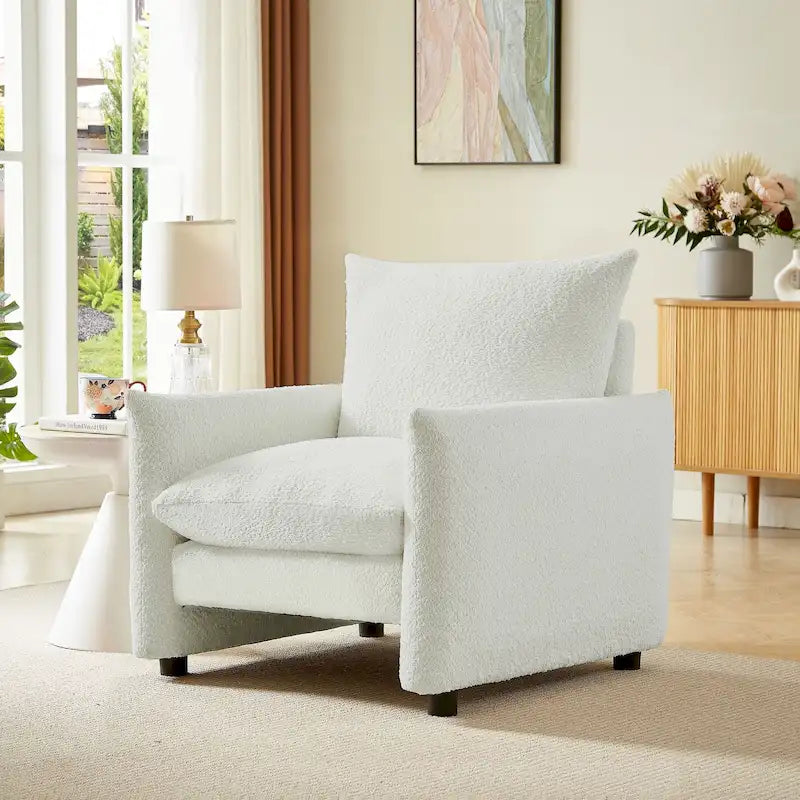 Poltrona moderna 83cm L Poltrona imbottita per soggiorno