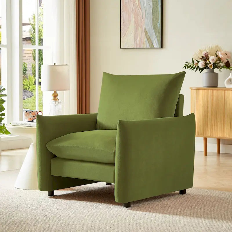 Poltrona moderna 83cm L Poltrona imbottita per soggiorno