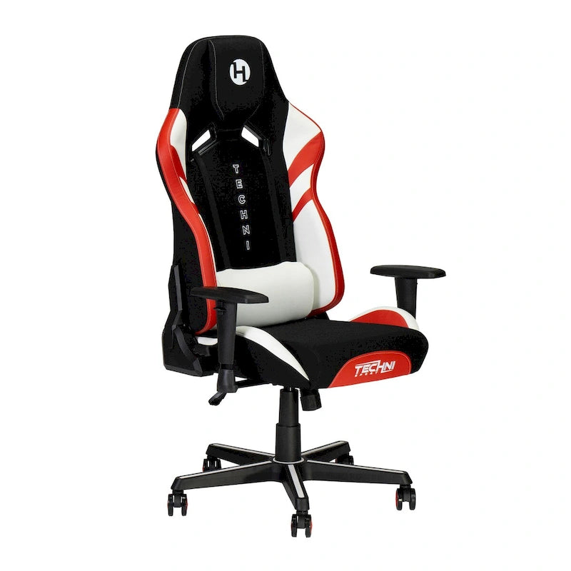 Sedia da gaming con cuscino poggiatesta integrato