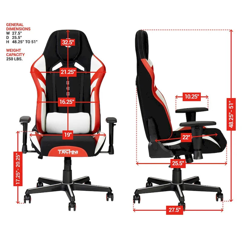 Sedia da gaming con cuscino poggiatesta integrato