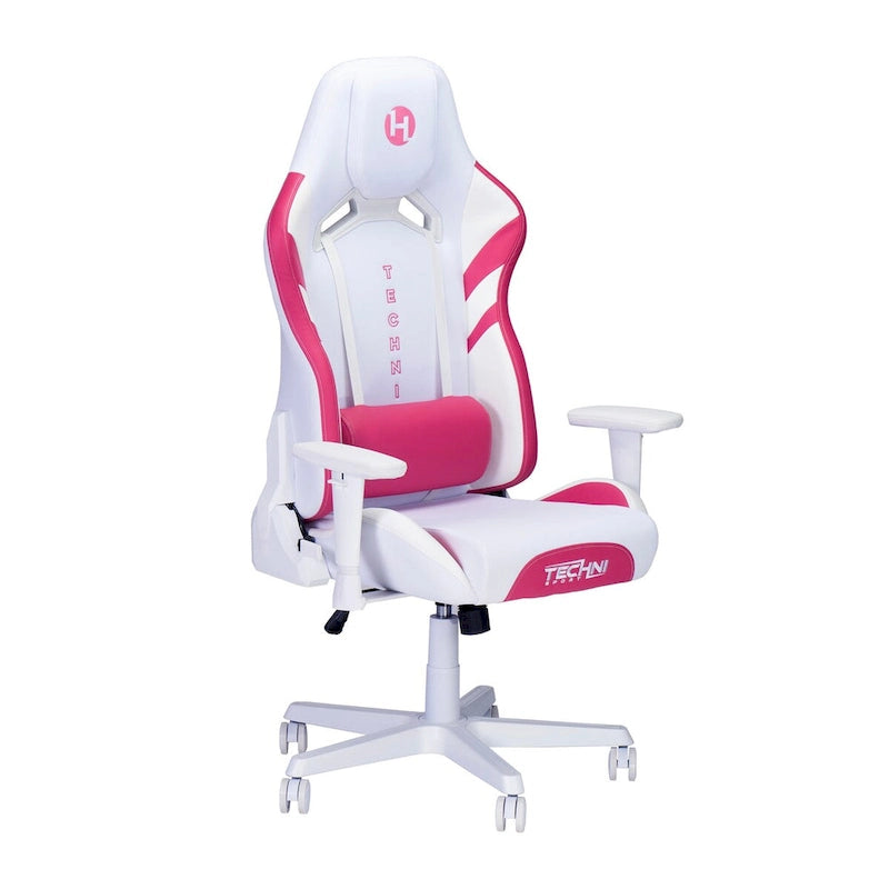 Sedia da gaming con cuscino poggiatesta integrato
