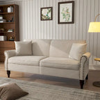 Divanetto moderno a 2 posti con borchie 73