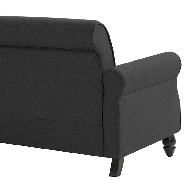 Divanetto moderno a 2 posti con borchie 73