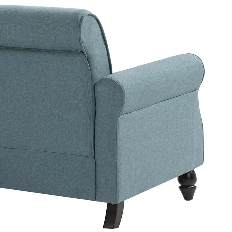 Divanetto moderno a 2 posti con borchie 73