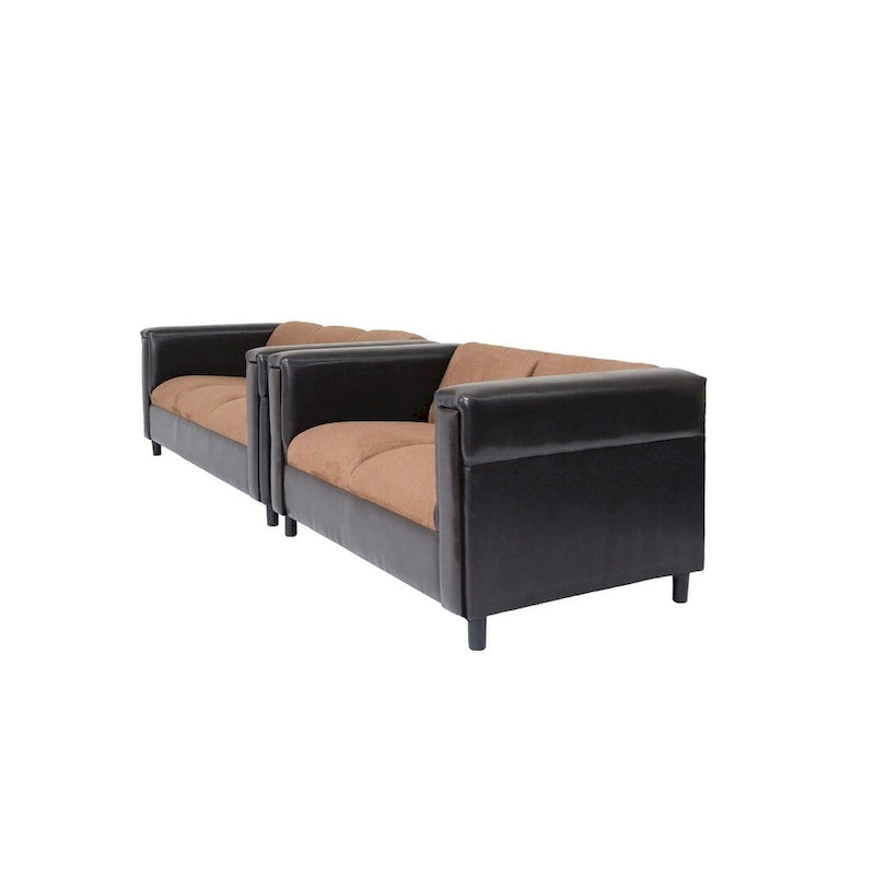 Poltrona accentuata in legno di teak con sedile in pelle intrecciata