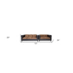 Poltrona accentuata in legno di teak con sedile in pelle intrecciata