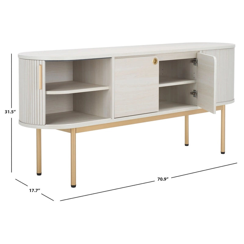 Madia/Mobile TV a 4 ante 180x46x81 cm